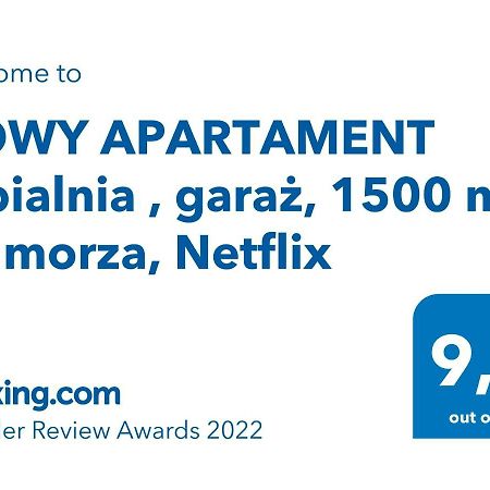 "Nowy Apartament" Sypialnia , Garaz, 1500 M Od Morza, Netflix Гданьск Экстерьер фото
