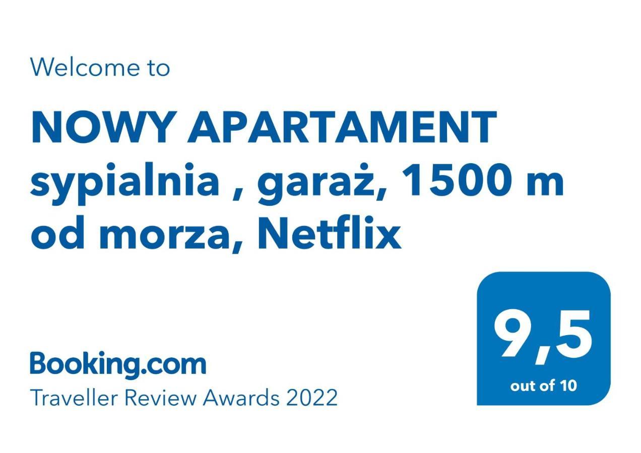 "Nowy Apartament" Sypialnia , Garaz, 1500 M Od Morza, Netflix Гданьск Экстерьер фото